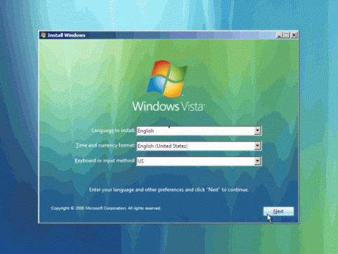 How do you reinstall Windows Vista?