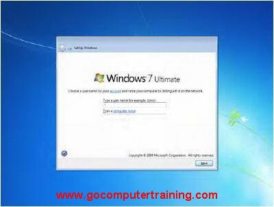 setup Windows 7