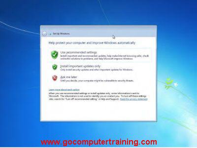 setup Windows 7