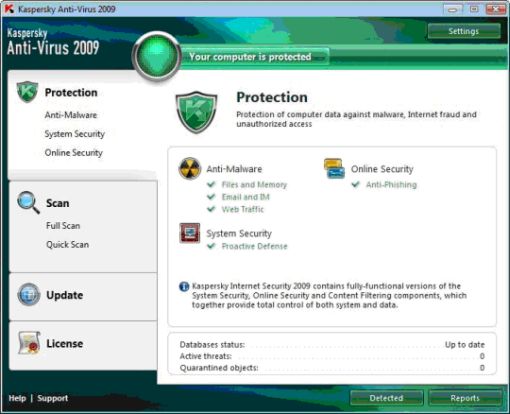 kaspersky antivirus 2009