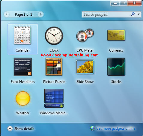geur Penelope Inspecteren Windows 7 Gadgets | Work with Windows Seven Desktop Gadgets