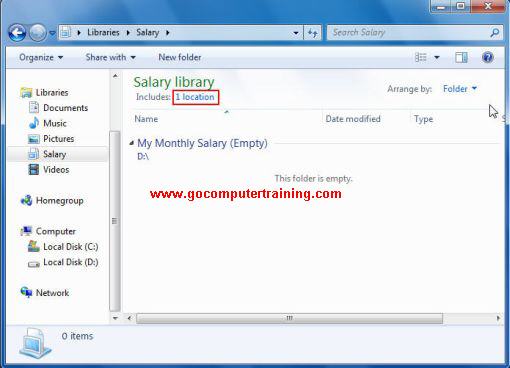 Windows 7 salary library