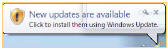Windows 7 update notice