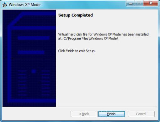 Windows XP mode