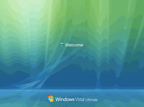 install vista welcome screen