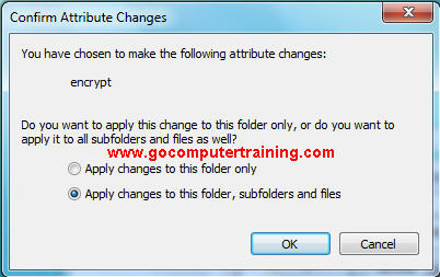 Windows 7 confirm attribute changes